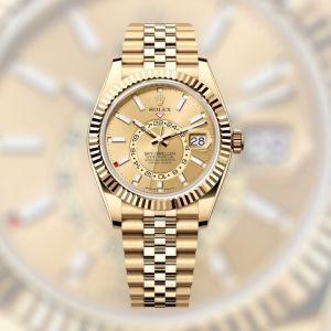 Role_x Oyster Perpetual Sky Dweller Gold-Gold