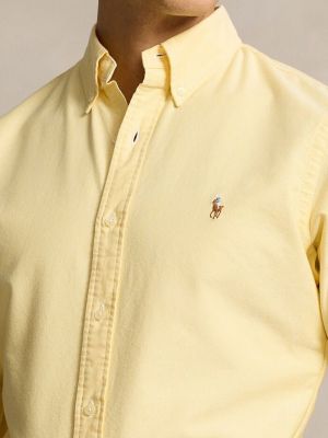 RALP-H L-AUREN P-OLO IMPORTED STORE ARTICLE  SHIRT YELLOW