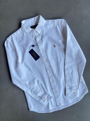 RALP-H L-AUREN P-OLO IMPORTED STORE ARTICLE  SHIRT WHITE