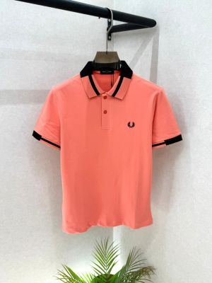 Fred Perry Pink Polo Premium Collar Neck T-shirt F3541-PI