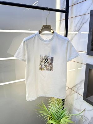 Arman_i Exchange White Premium Round Neck T-shirt F3540-WH