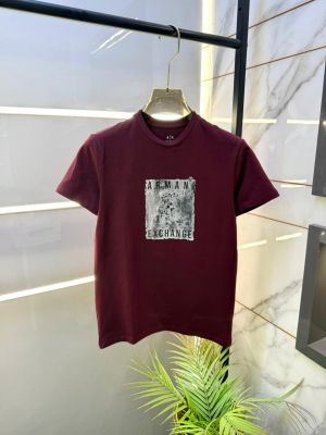 Arman_i Exchange Maroon Premium Round Neck T-shirt F3540-MA