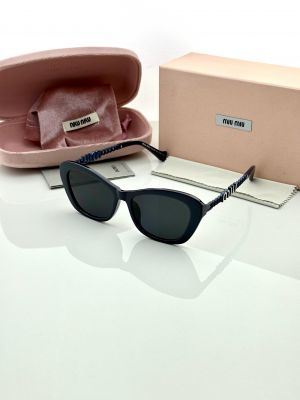 MIU MIU 88 BLUE BLACK GLASSES 