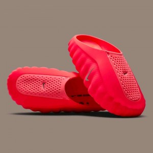 Nikee Mind 001 Mules In Solar Red ( With OG Box ) Fix