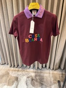 Casablanca Maroon Imported Polo Tshirt Imported