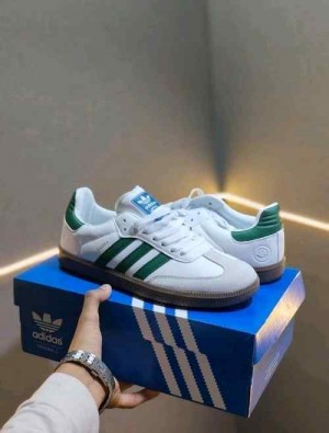 Adidass Samba White Green fix