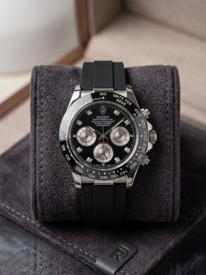Role_x Daytona Silver Black Dial 174