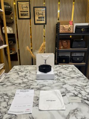 Ysl Yves Saint Laurent Premium Quality Belt With Box Dust Bag Including Carry Bag (29-1)
