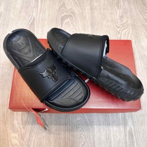 Under Armou.r Project Rock 3 All Black Flip-Flop