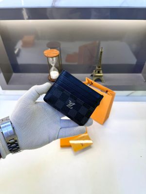 Loui_s Vuitton Full Black Card Holder Fa 532