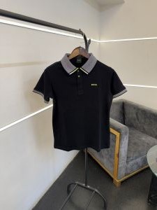 Hugo bos s imported quality polo tshirt black