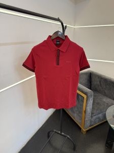 Hugo bos s imported quality polo tshirt red
