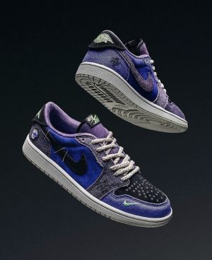 Nik e Air Jordan 1 Low Zion Voodo Williamson Alternate Dark Raisin