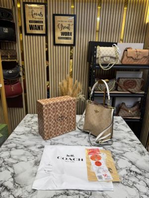 Coac_h Mollie Bucket Bag Premium Quality With Box And Dust Bag (Shallow Card) (F-65228)