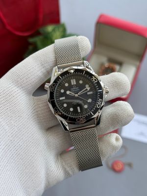 Omeg_a Sea Master Premium Black W342