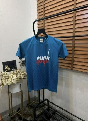 Gucc_i Monogram Printed Imported Premium T-shirt