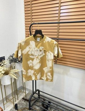 Christian Dio_r Embossed Print Premium Tie Dye Drop Shoulder T-shirt