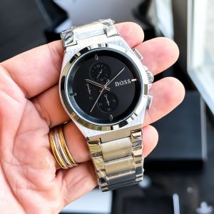 BOSS_ 5 BAR CHORONOGRAPH SILVER BLACK DAYAL 