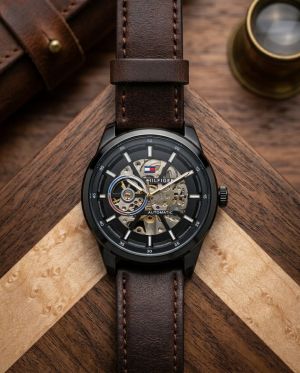 Tommy_Hilfiger Automatic Skeleton Leather - J1861