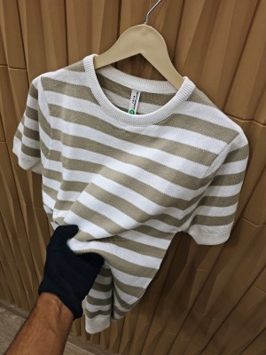 old money cotton knitted round neck