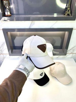 Prad a Beige Embossed Logo Premium Cap F3436-BE1