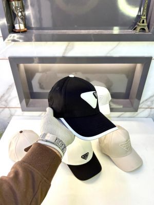 Prad a Black Embossed Logo Premium Cap F3436-BL