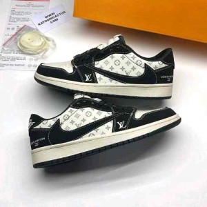 Nikee Fragment X Travis Scott X LV Air Jordan 1 Low 803