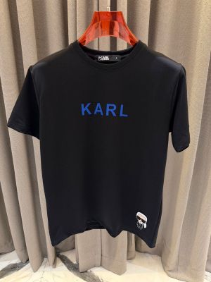 KARLL LAGERFIELD ROUND NECK IMPORTED TSHIRT BLACK