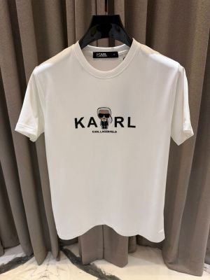 KARLL LAGERFIELD ROUND NECK IMPORTED TSHIRT WHITE