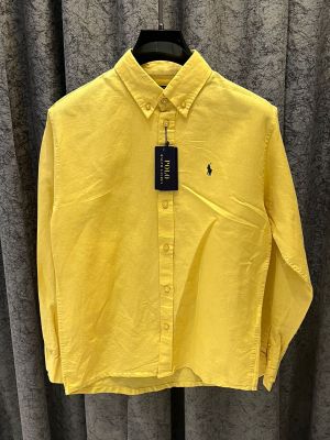 RALP-H L-AUREN P-OLO IMPORTED STORE ARTICLE SHIRT  leelan fabric