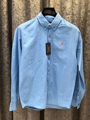 RALP-H L-AUREN P-OLO IMPORTED STORE ARTICLE SHIRT  leelan fabric