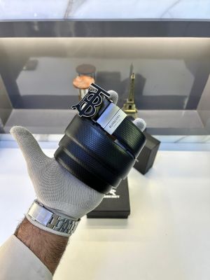 Burberr_y Grey Reversible Belt Fa 403 