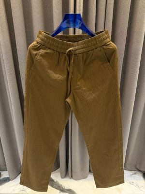 Zar_a Linen Pants Dark Brown 