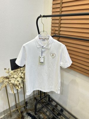 Burberr_y Logo Embroidered Imported Classic Polo T-shirt (DN 618)