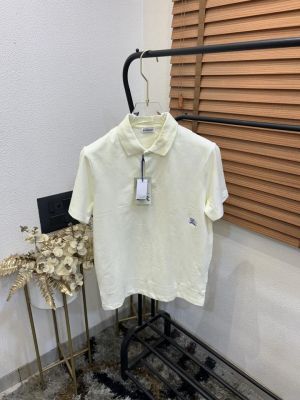 Burberr_y Logo Embroidered Imported Classic Polo T-shirt (DN 618)