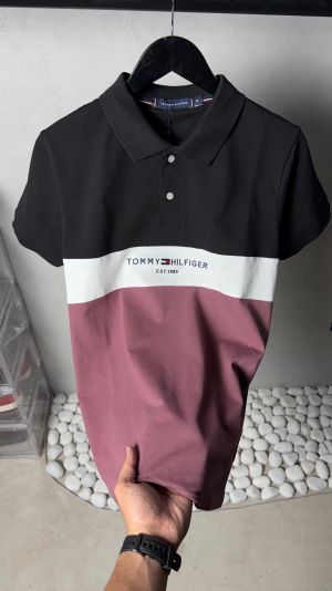 Tomm_y Hilfige_r Premium Polo T-Shirt with OG box Packaging 1396
