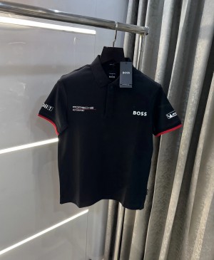 Hugo Bos s Porsche Premium Tshirt Black 3430