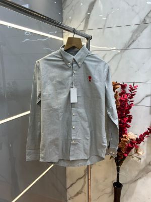 Ami Grey Premium Imported Stretchable Fabric Shirt Sale Offer 1014