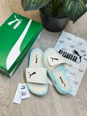 Pum.a Nitrocat V Adjust Comfort Premium  White sky Slides