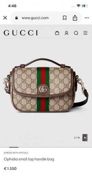 Gucc_i Ophidia small top handle bag with box 636