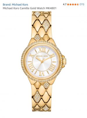 Micheal_kors camille gold white analog lady hvy 23(4) 