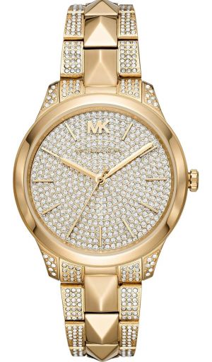 Micheal_kors mk6715 runway mercer gold dial watch for women hvy 23(3) 