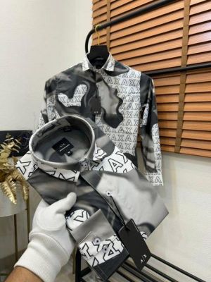 Arman_i Exchange AX White Tie Dye Print Premium Shirt