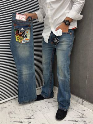 True Religion Dark Blue 100% Imported Latest Store Article Very Premium Bootcut Jeans 496