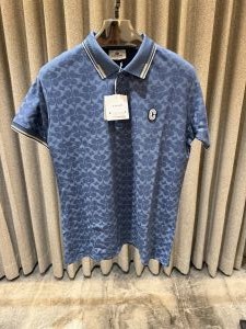 Coac h Blue Imported Polo Tshirt With Box