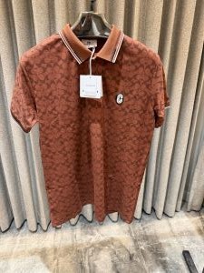 Coac h Brown Imported Polo Tshirt With Box