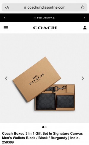 C oach 3 in 1 Gift Set