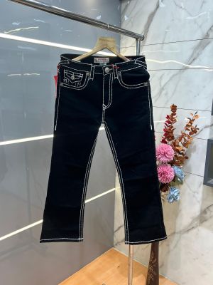 True Religio n Bootcut Premium Imported Stretchable lycra fabric Denim with back flap pocket Design 1041