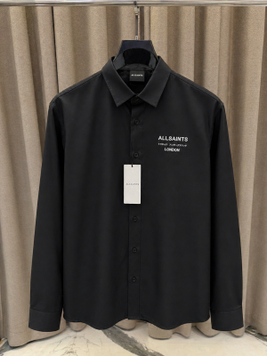 All Saints Full Sleeves Shirt Black 