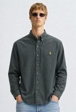 RALP-H L-AUREN P-OLO IMPORTED STORE ARTICLE SHIRT  leelan fabric